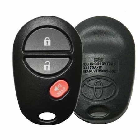 Oem OEM: REF: 2004-2017 Toyota / 3-Button Keyless Entry Remote / PN: 89742-AE011 / GQ43VT20T OR-TOY-20T-3